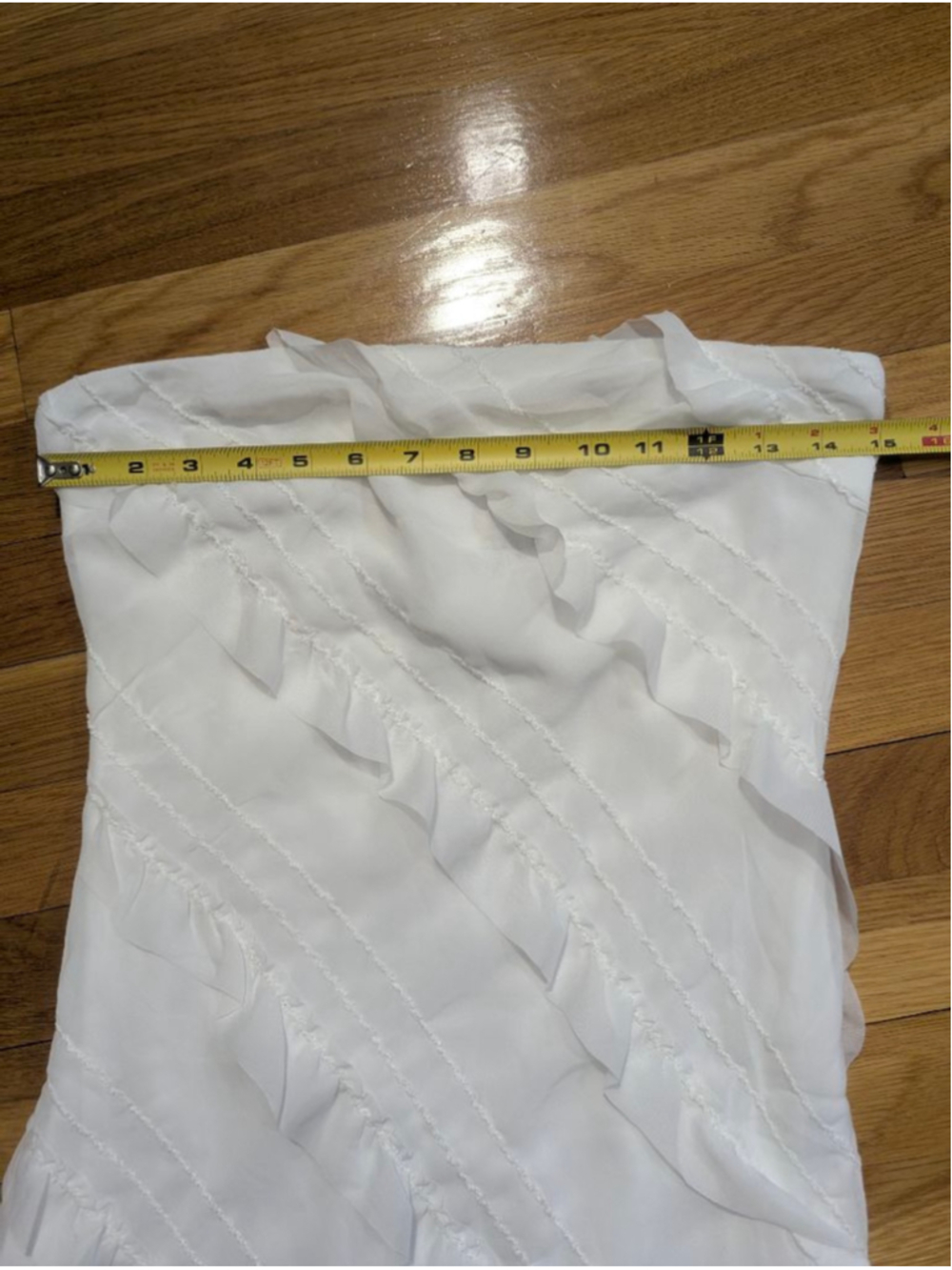 Princess Polly White Lars Strapless Mini Dress Size 6 - Picture 7 of 10
